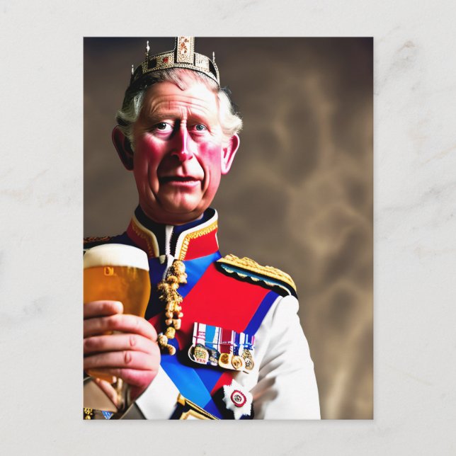 King Charles III Postcard (Front)