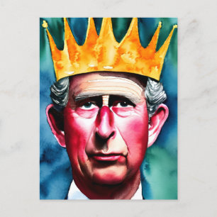 King Charles III Postcard