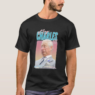 King Charles III - Retro Aesthetic Fan Design  T-Shirt