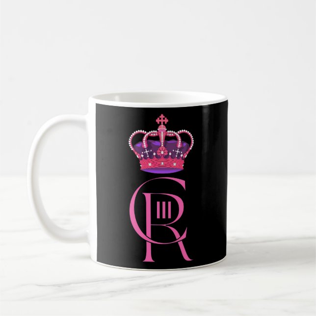 King Charles Iii Tshirtking Charles Iii Coronation Coffee Mug (Left)
