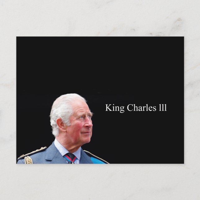King Charles lll Postcard (Front)