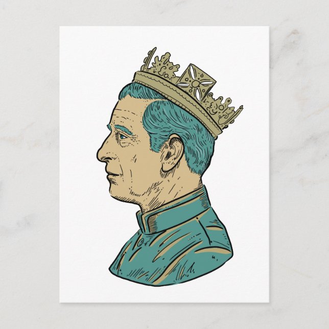 King Charles Postcard (Front)