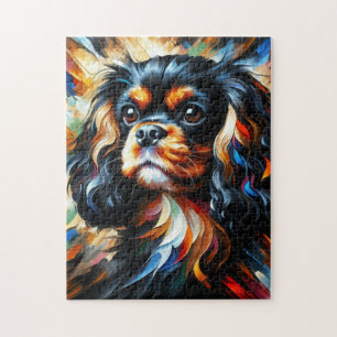 King Charles Spaniel Acrylic Print Jigsaw Puzzle