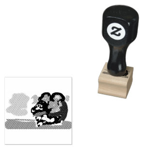 King charles spaniel flowers so nice rubber stamp
