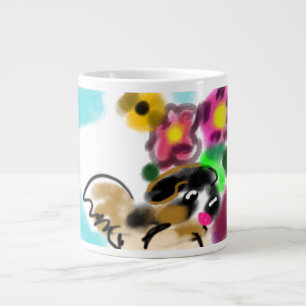 King charles spaniel large coffee mug