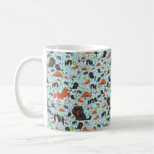 King Charles Spaniel Mug, Blue Coffee Mug