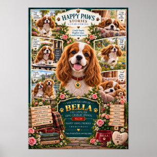 King Charles Spaniel Poster Little Life of Bella