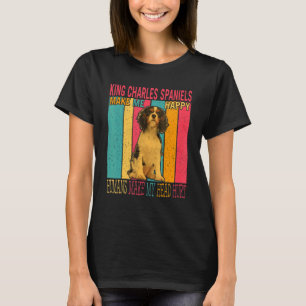 King Charles Spaniels Make Happy Humans Make Head T-Shirt