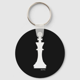 King Chess Piece Halloween Costume Chess Club Shir Key Ring