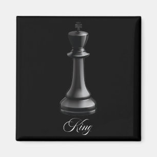 King Chess Piece Halloween Costume Chess Lover Magnet