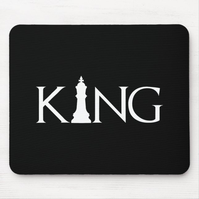 King Chess Piece Halloween Costume Chess Lover Mouse Mat (Front)