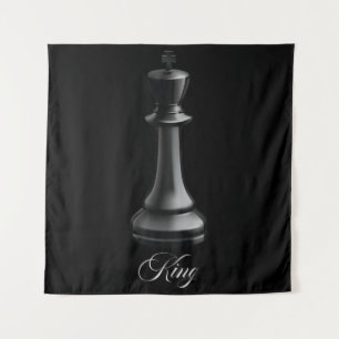 King Chess Piece Halloween Costume Chess Lover Tapestry