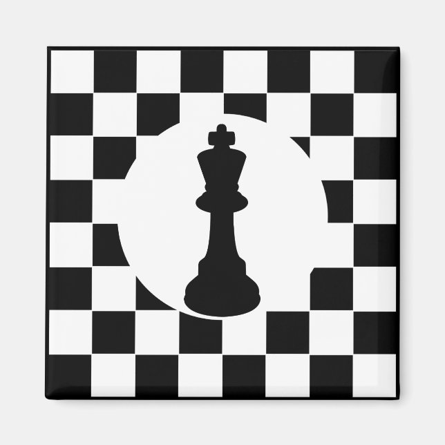 King Chess Piece - Magnet - Chess Party Favours (Front)