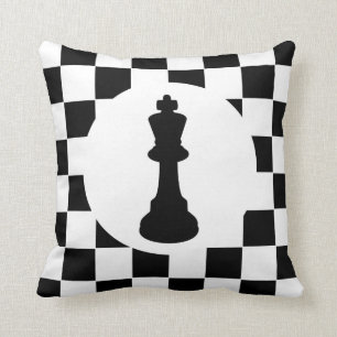 King Chess Piece - Pillow - Chess Themed Gifts