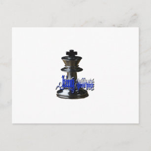 King Chess Piece Postcard
