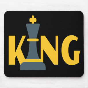 King Chess Player Mouse Mat