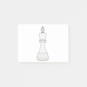 King Chess Post-it Notes