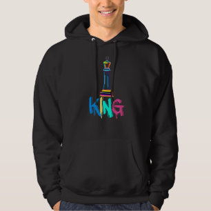 King Chess Style Hoodie