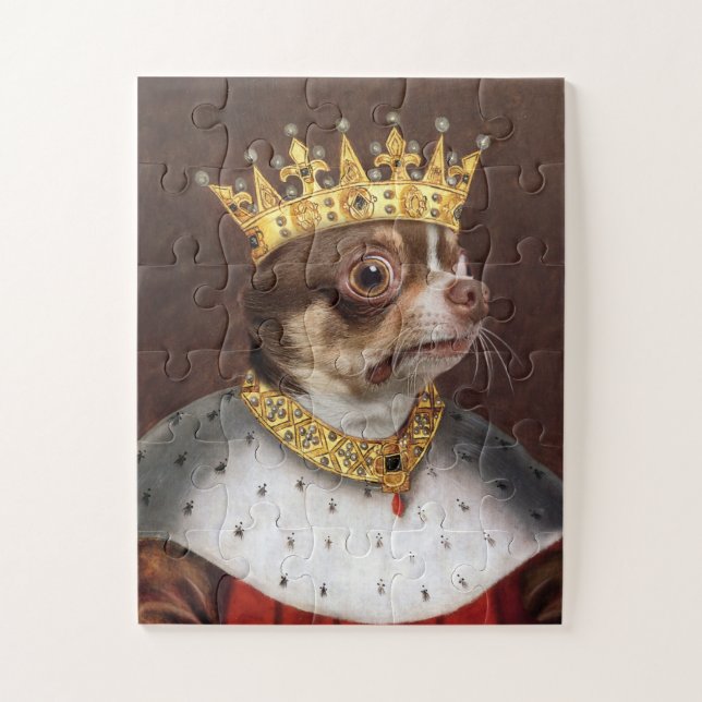 King Chihuahua  Jigsaw Puzzle (Vertical)