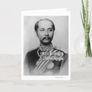 King Chulalongkorn Rama V of Thailand Card