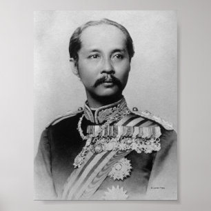 King Chulalongkorn Rama V of Thailand Poster