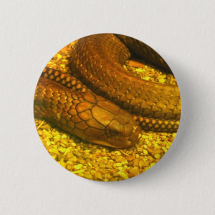 King Cobra 6 Cm Round Badge