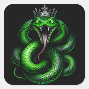 King Cobra Crown Sticker