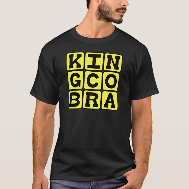 King Cobra, Deadly Snake T-Shirt (Front)
