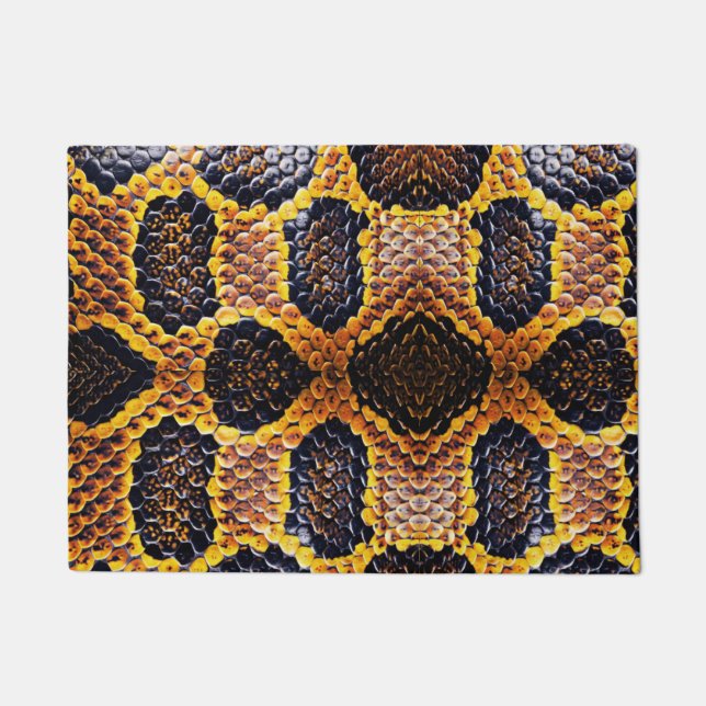 king cobra skin doormat (Front)
