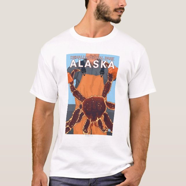 King Crab Fisherman - Denali National Park, T-Shirt (Front)