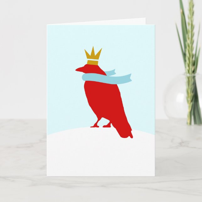 King Crow Holiday Card (Front)