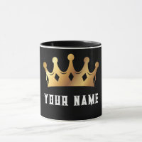 King Crown and Your Name Below