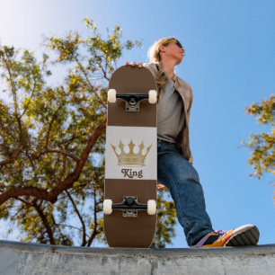 King/Crown Design Skateboard