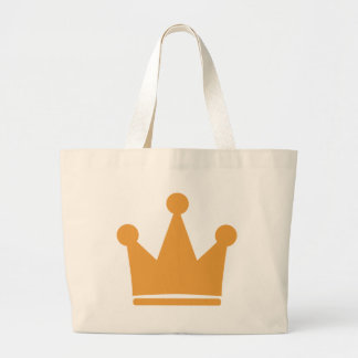 king crown large tote bag