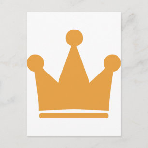 king crown postcard