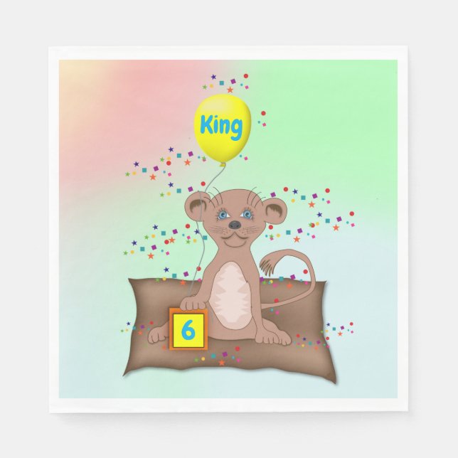 King Cub   Napkin (Front)