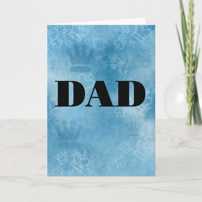 King Dad Card (Front)