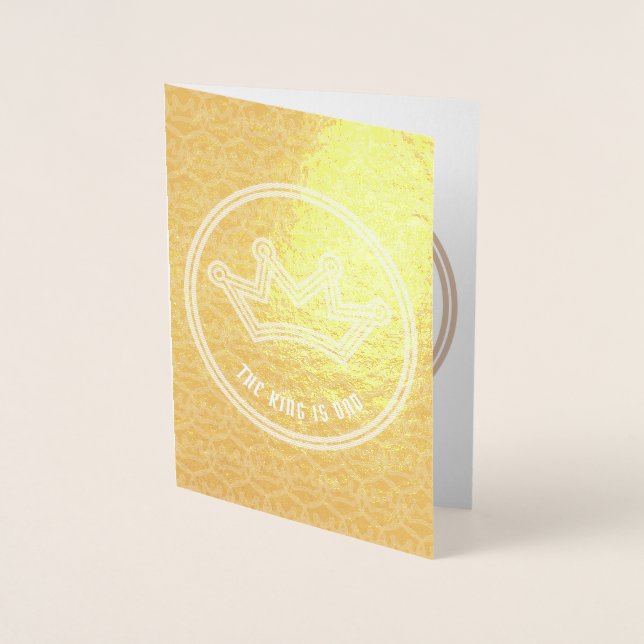King Dad Foil Card (Front)