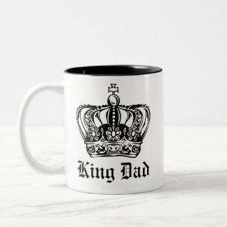 King Dad Two-Tone Coffee Mug