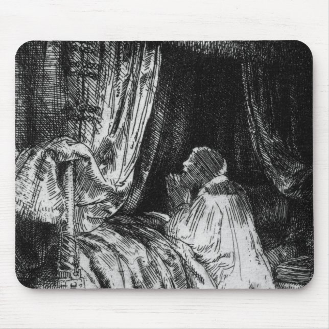 King David at prayer, 1652 Mouse Mat (Front)