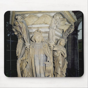King David flanked by Moses and Jeremiah Mouse Mat
