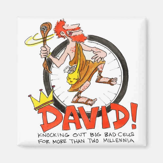 King David Pin Magnet (Front)