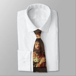King David Playing His Harp Tie