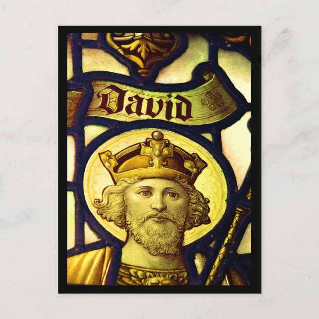 King David Postcard (Front)