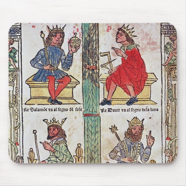 King David, Solomon, Luba and Turnis Mouse Mat (Front)