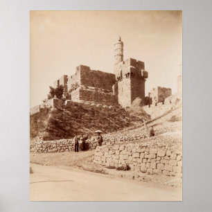 King David's Citadel in Jerusalem Poster