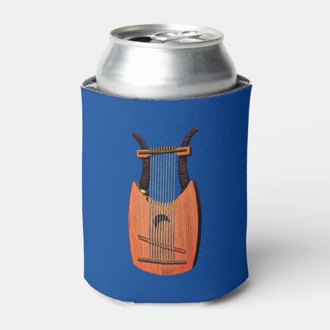 King David's Harp Can Cooler (Can Front)