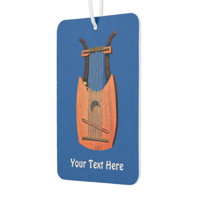 King David's Harp Car Air Freshener (Left)