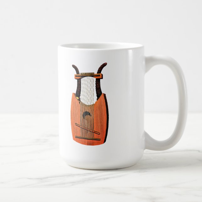 King David's Harp Coffee Mug (Right)