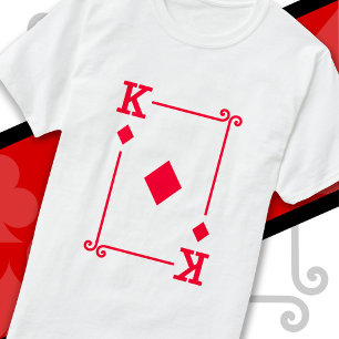 King Diamonds Card Costume Playing Cards King T-Shirt